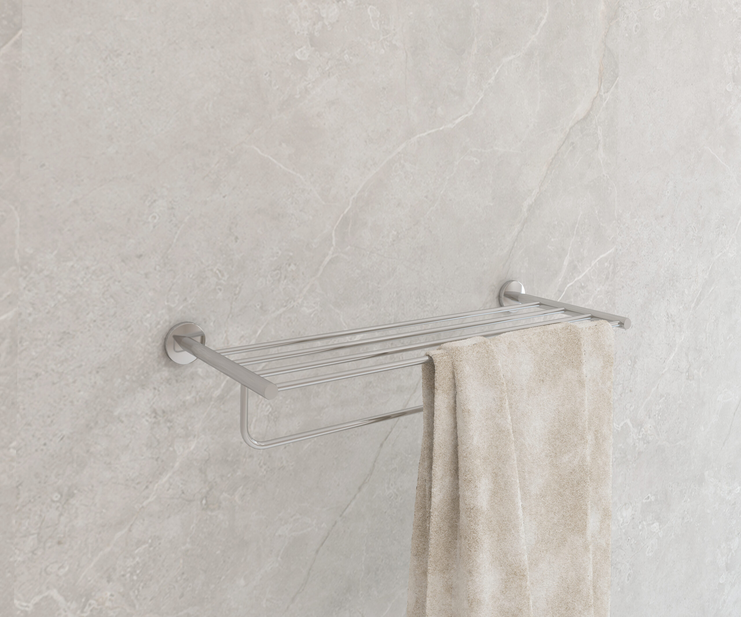 Porte-serviettes CAPRI multiple chromé