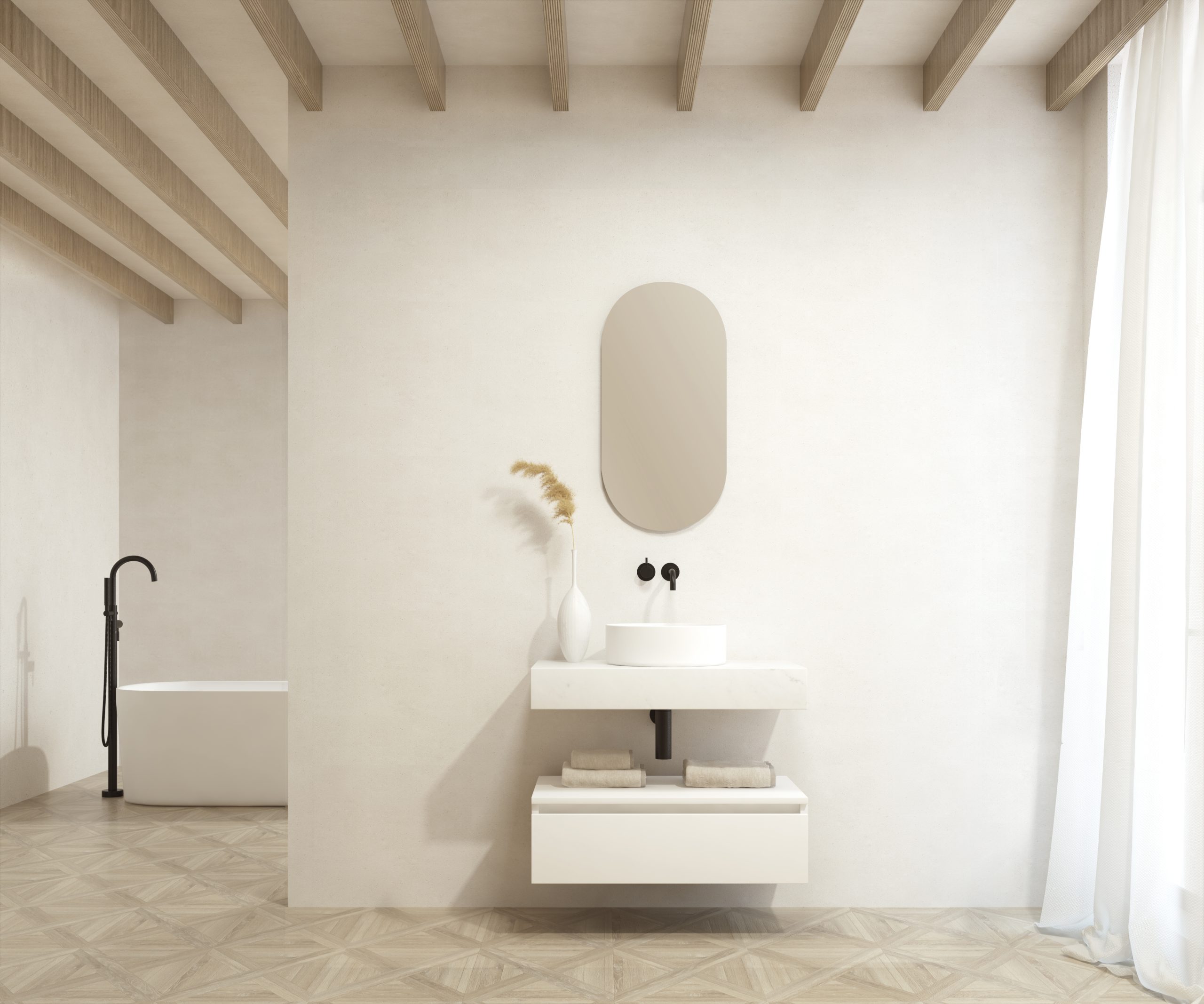 Pack DOMME + plan de travail Dekton + lavabo + miroir capsule