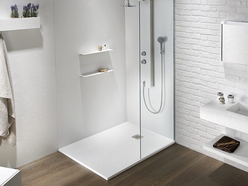 Receveur de douche SOBRE blanc 100x90 cm