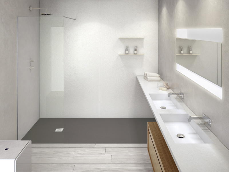 Receveur de douche SOBRE noir 160x90 cm