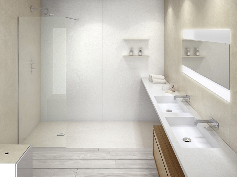 Receveur de douche SOBRE beige 180x80 cm