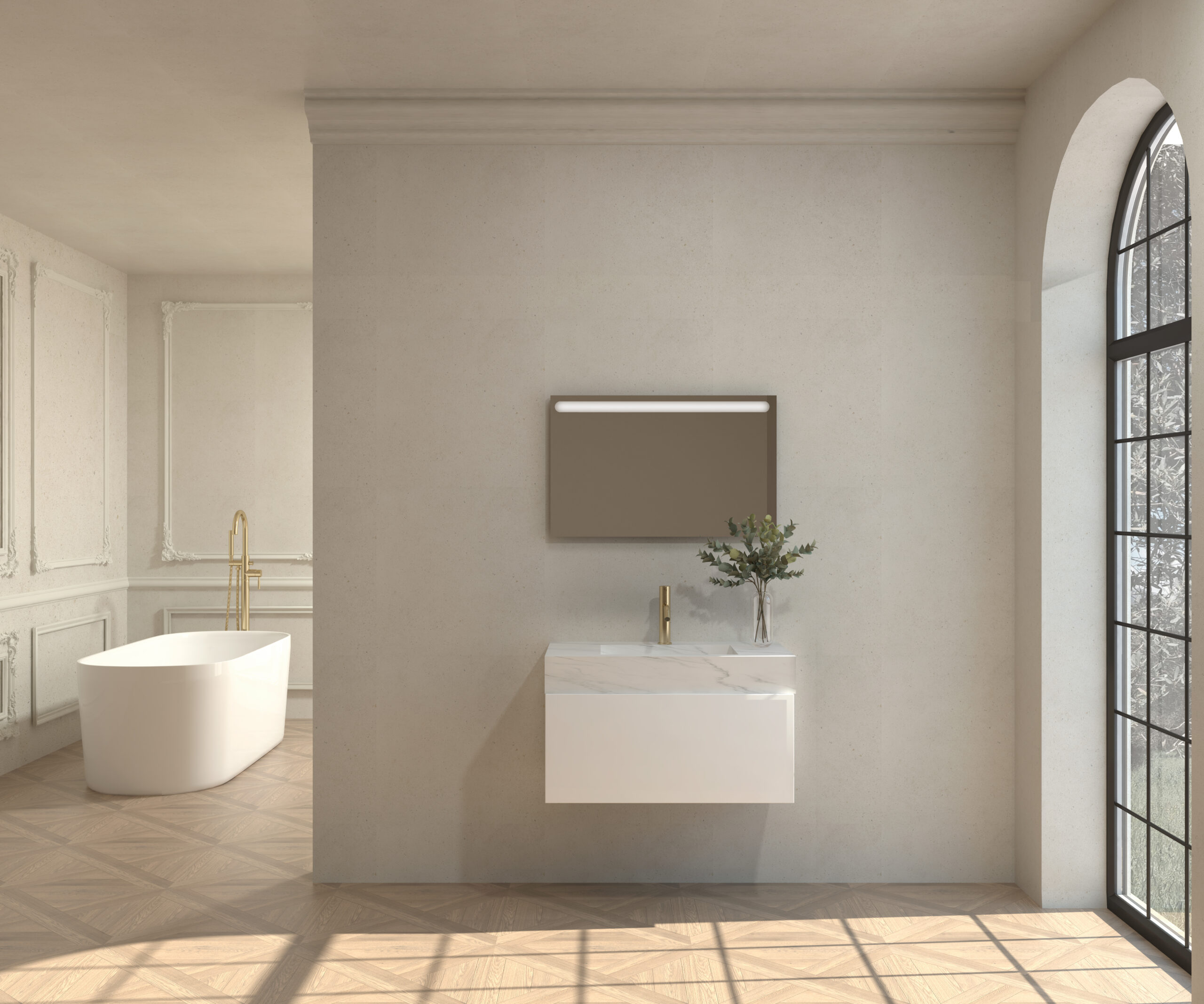 Pack SOLOGNE + espejo LED